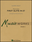 First Suite in E Flat Themes Concert Band sheet music cover Thumbnail